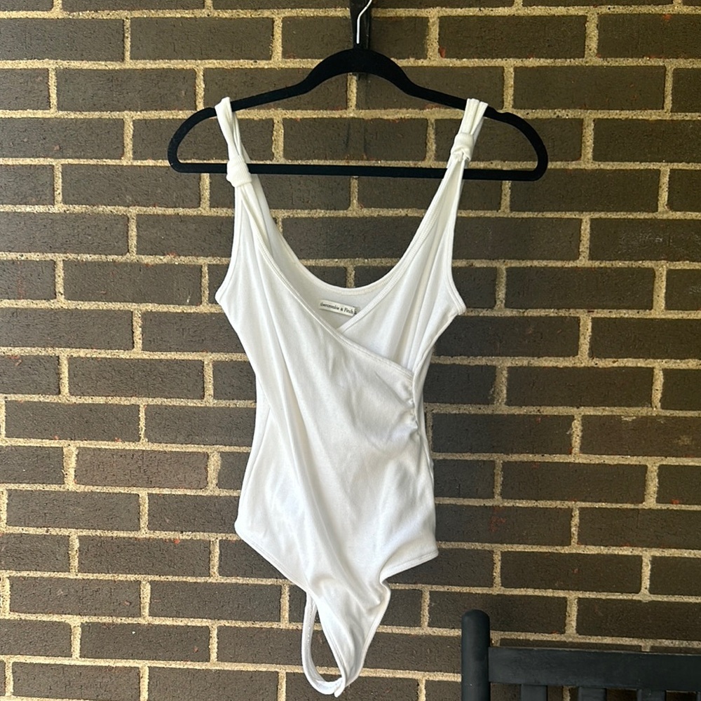 Abercrombie White Women's Bodysuit
